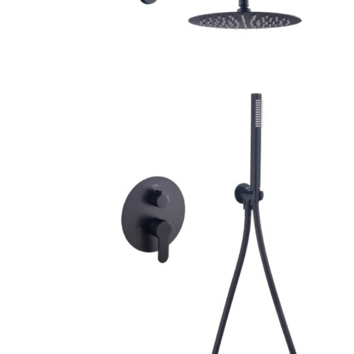 Shower System Matte Black