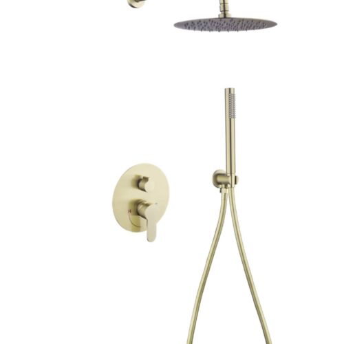 Shower System Round Gold